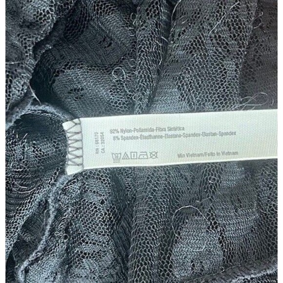 Free People French Courtship Lace Slip Handkerchief Hem Dress Whimisgoth Witch M - Picture 11 of 11